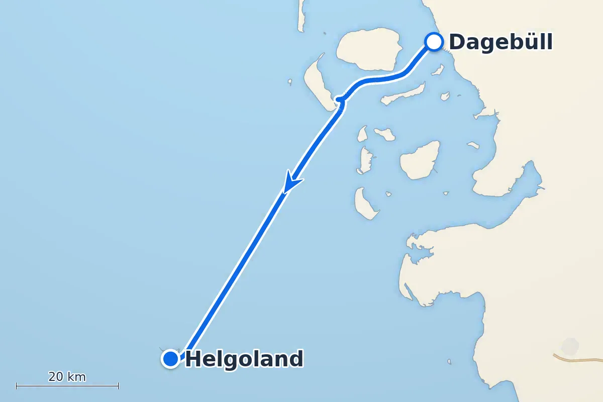 Dagebüll - Helgoland