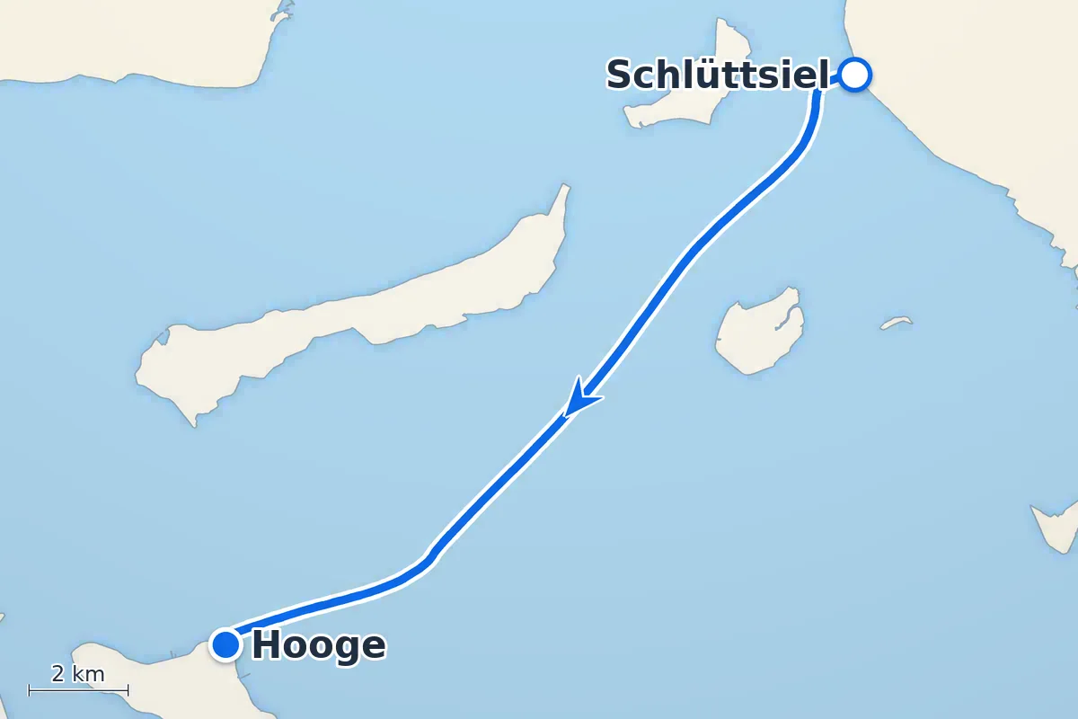 Schlüttsiel - Hooge