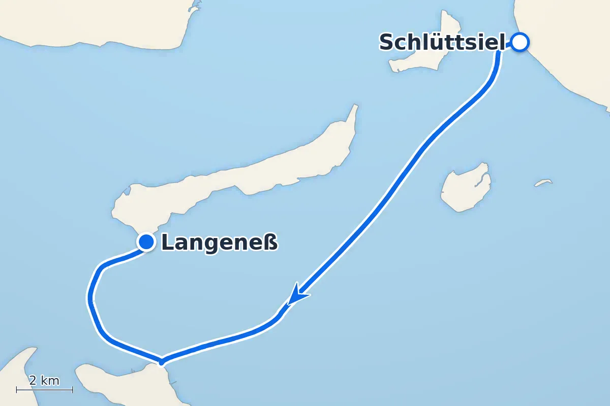 Schlüttsiel - Langeneß
